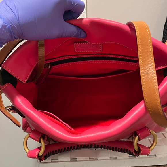 Dooney & Bourke Florentine Large Fuchsia Satchel - Picture 15 of 15